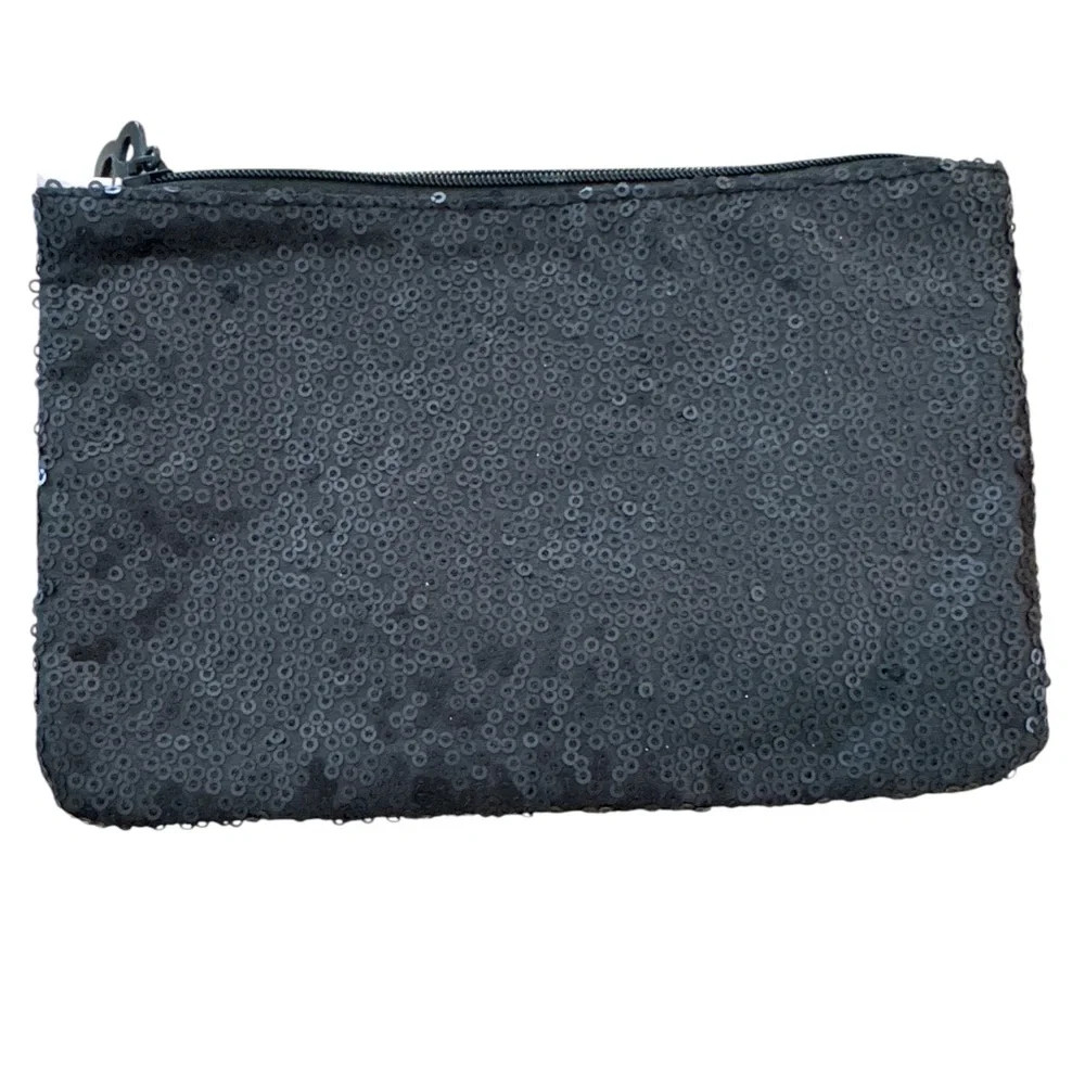 Ipsy Glam Bag Betty Boop Black and Cream Cartoon Face Clutch Pouch Makeup